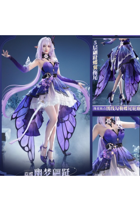 1/3 Delusion Honkai Star Rail Castorice Gossamer Flutter Outfit Cosplay Costume